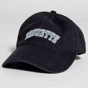 Brunette The Label Black Baseball Cap